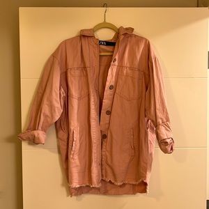 Pink jean jacket